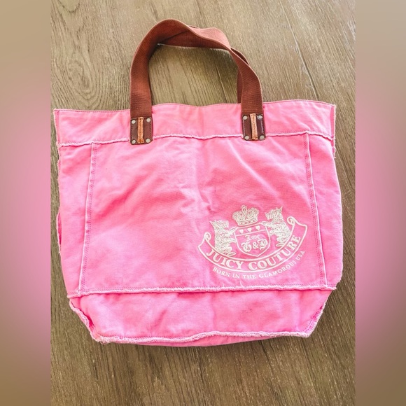 Juicy Couture Bags Juicy Couture Pink Tote Bag Poshmark